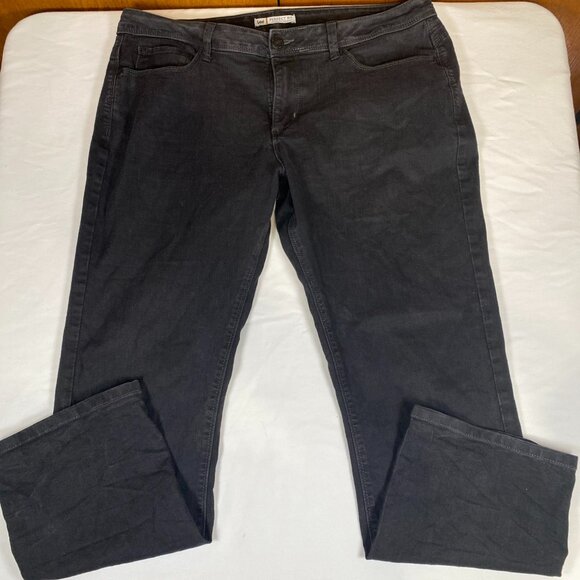 Lee Perfect Fit Just Below the Waist Jeans Women's 18S Black Cotton Blend - Picture 1 of 7